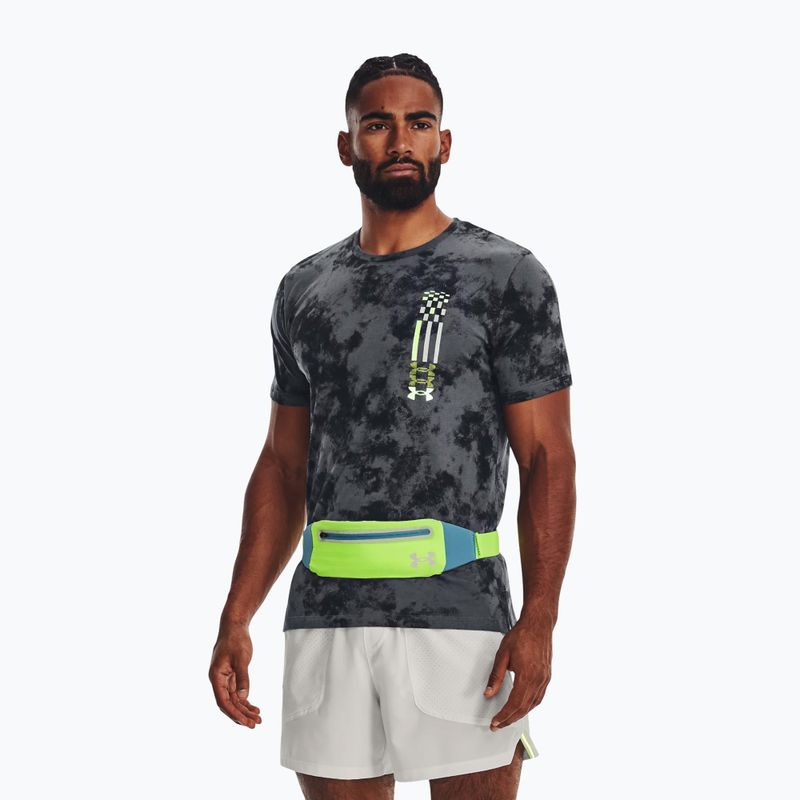 Under Armour Flex Speedpocket Run Belt lime surge/still water/riflettente 5