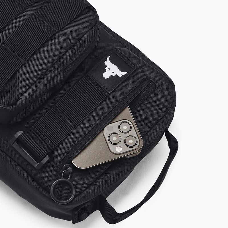 Under Armour Project Rock 7 l, marsupio nero/bianco 3