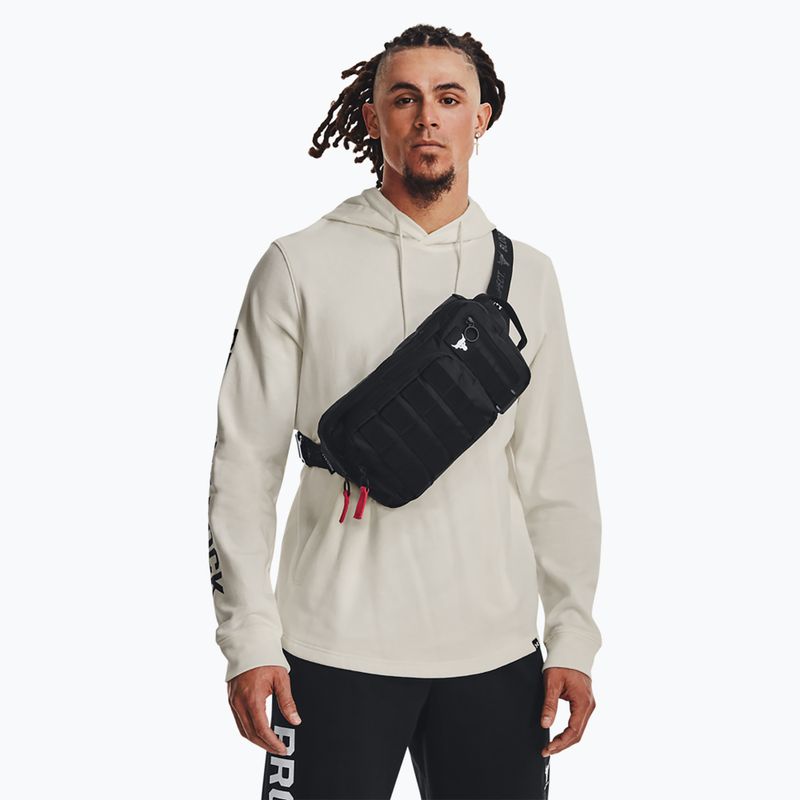 Under Armour Project Rock 7 l, marsupio nero/bianco 7