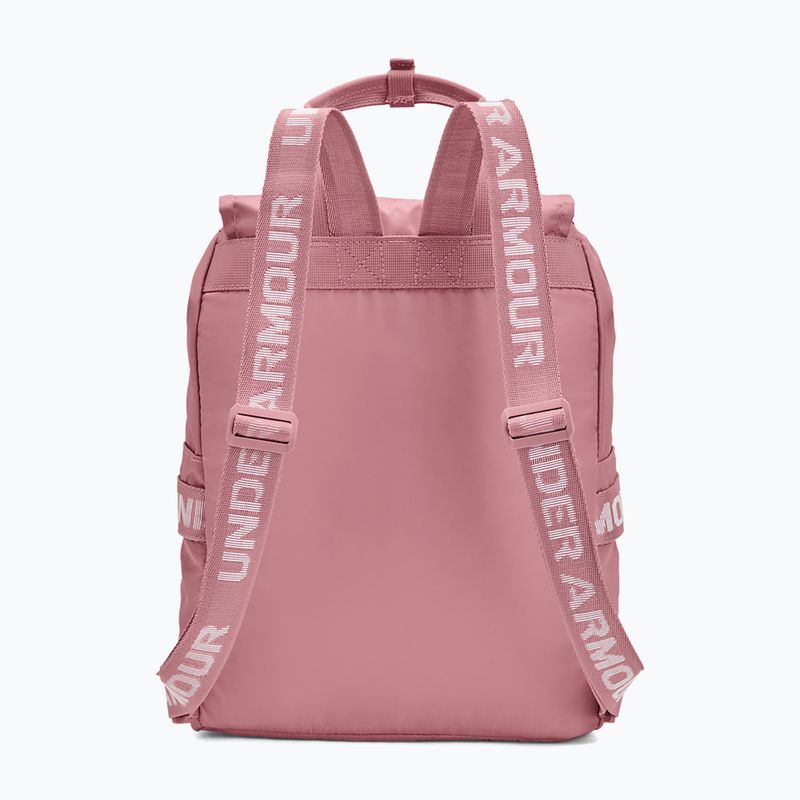 Zaino urbano da donna Under Armour Favourite 10 l rosa elixir/bianco 2