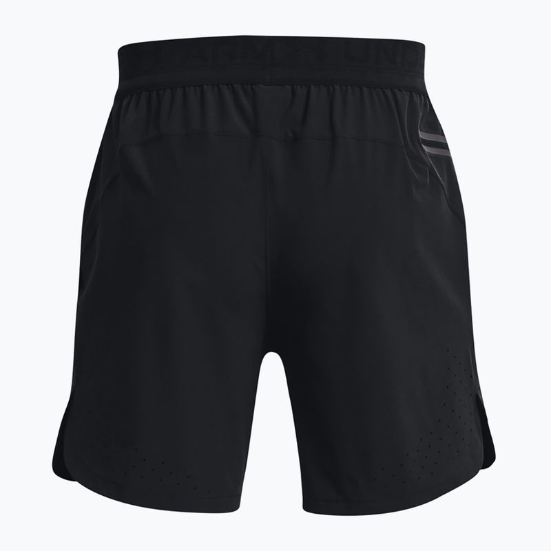 Pantaloncini Under Armour Vanish Elite da uomo, nero/grigio 5