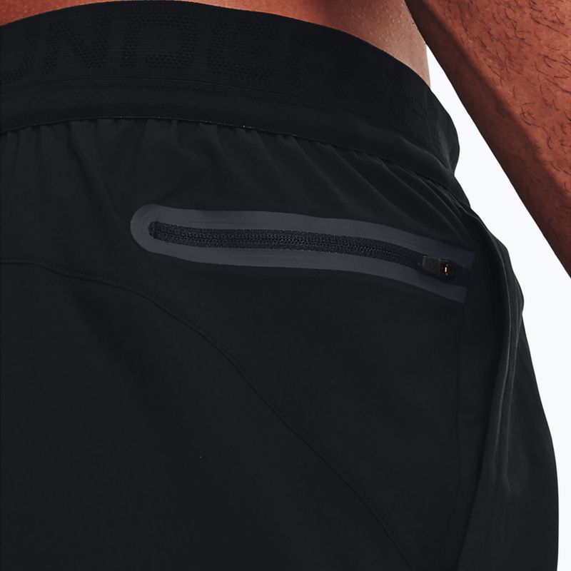 Pantaloncini Under Armour Vanish Elite da uomo, nero/grigio 7