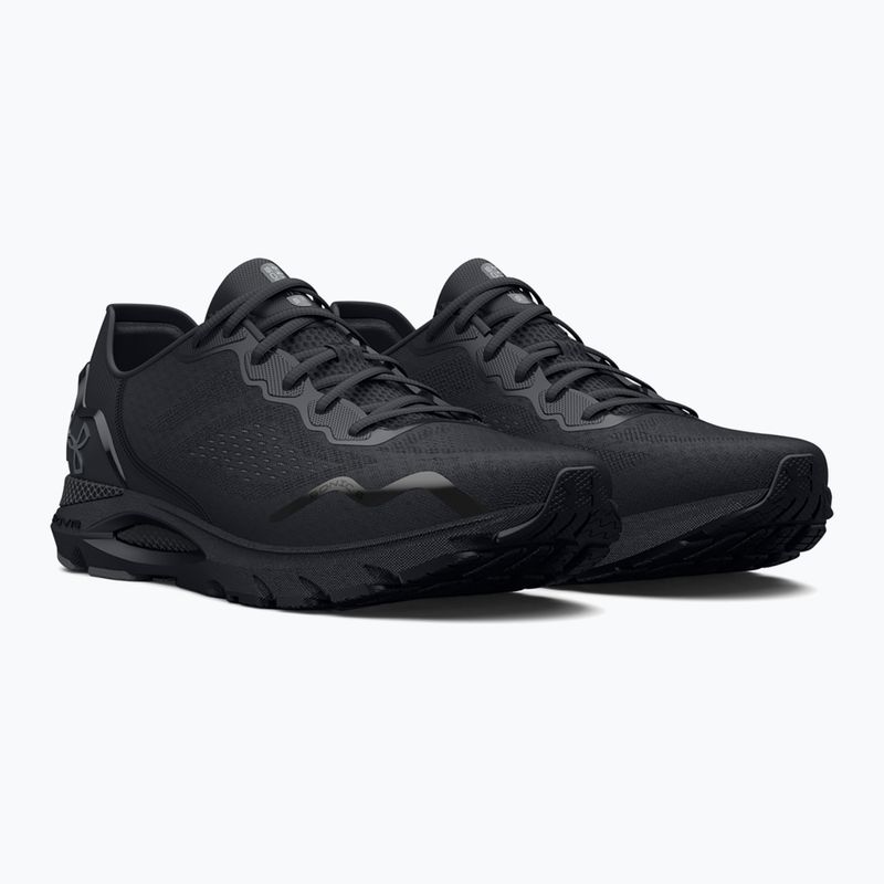 Under Armour Hovr Sonic 6 scarpe da corsa da donna nero/nero/metallico gun metal 10