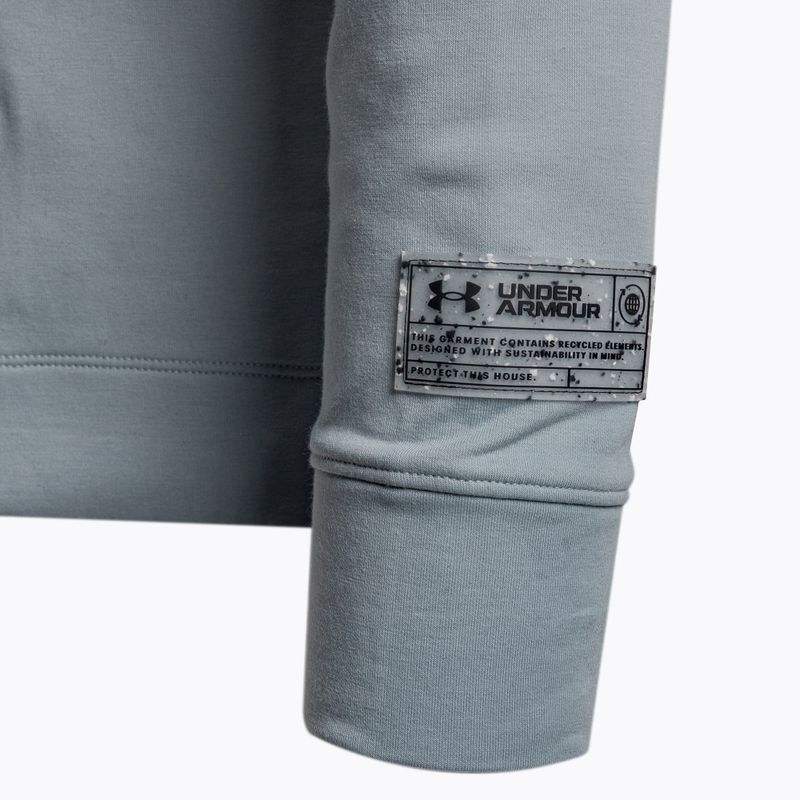 Under Armour Summit Knit Hoodie - Felpa con cappuccio da porto blu/nero 3