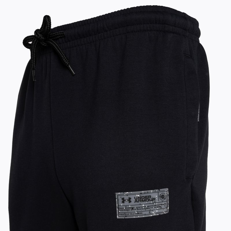 Pantaloni da allenamento Under Armour Summit Knit Joggers nero/nero 3