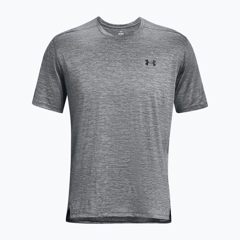 Maglietta da allenamento Under Armour Tech Vent da uomo grigio pece/nero 4