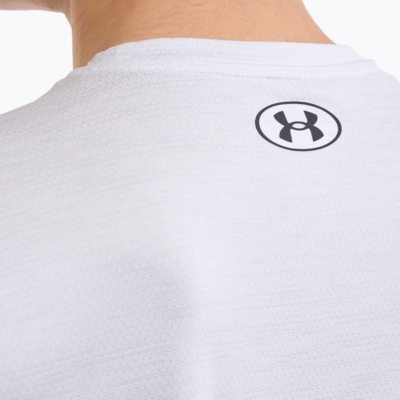 Maglia da allenamento uomo Under Armour Tech Vent distant white/black 6