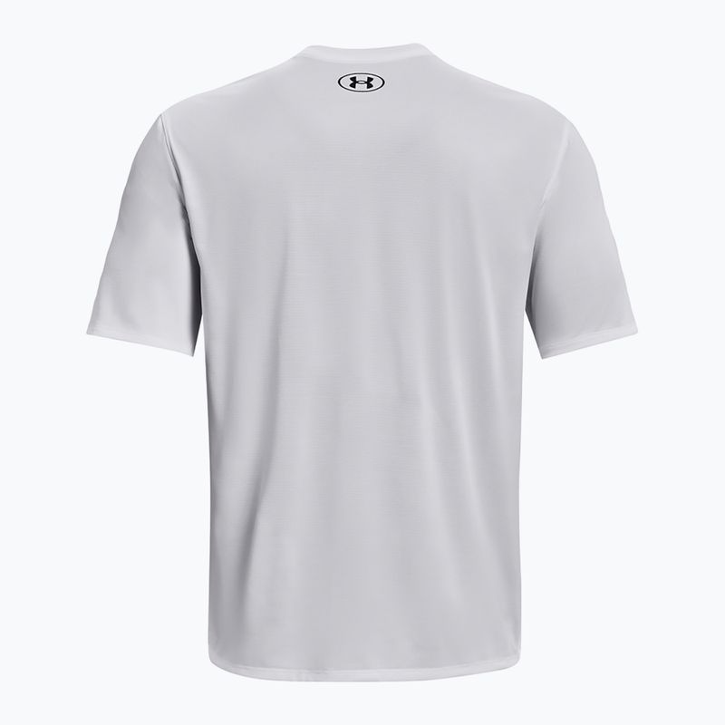 Maglia da allenamento uomo Under Armour Tech Vent distant white/black 9