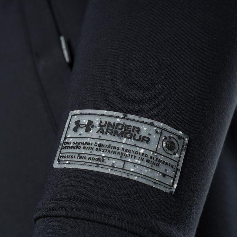 Felpa con cappuccio Under Armour Summit Knit nero/nero 3