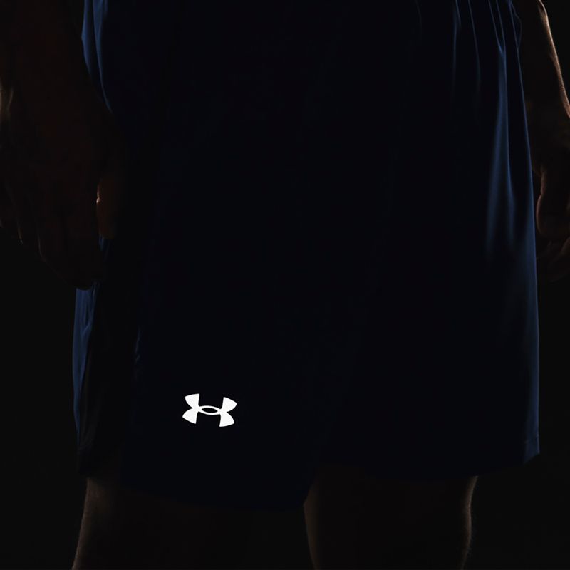 Under Armour Launch Sw 7'' pantaloncini da corsa da uomo blu miraggio/nero/riflettente 3