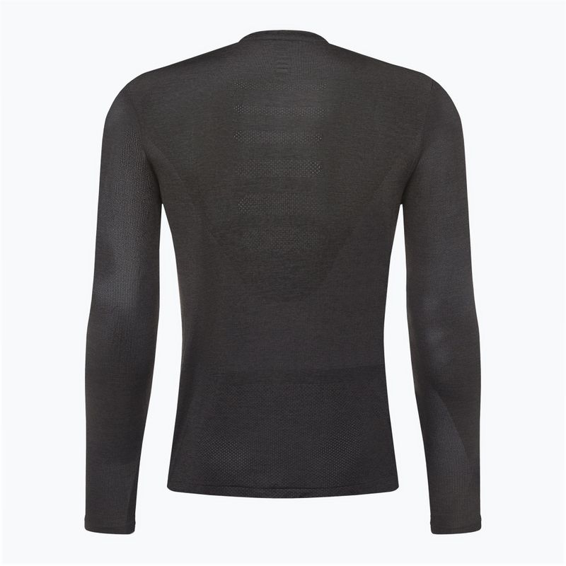 Under Armour Seamless Stride nero/riflettente da uomo a maniche lunghe per la corsa 5