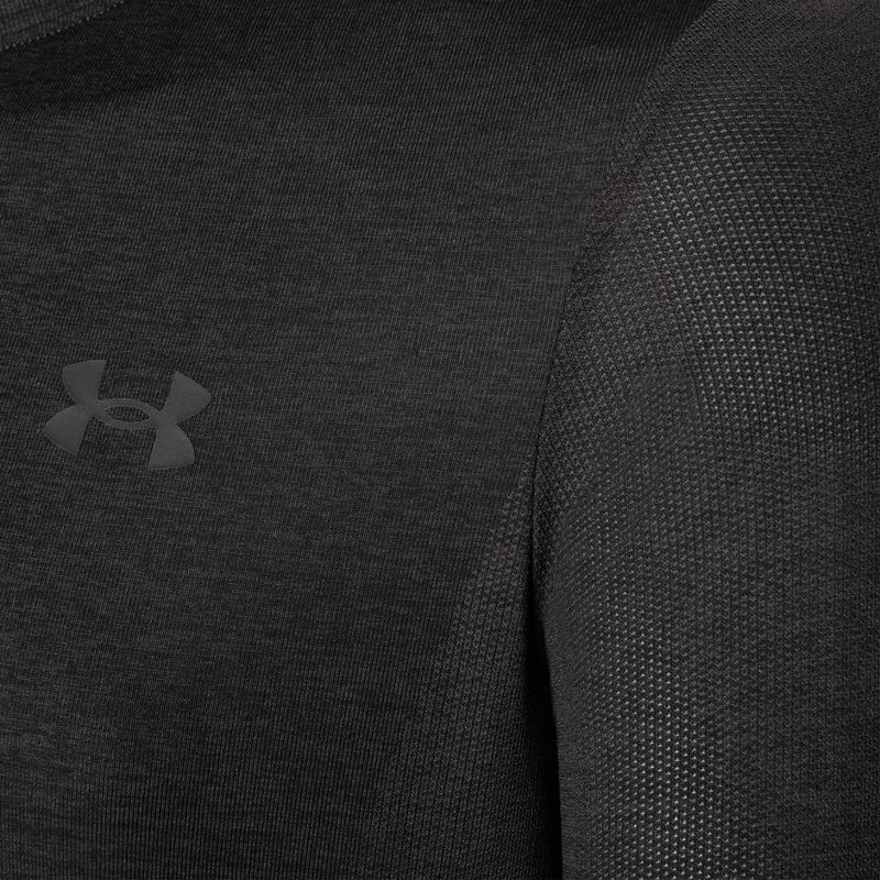 Under Armour Seamless Stride nero/riflettente da uomo a maniche lunghe per la corsa 6