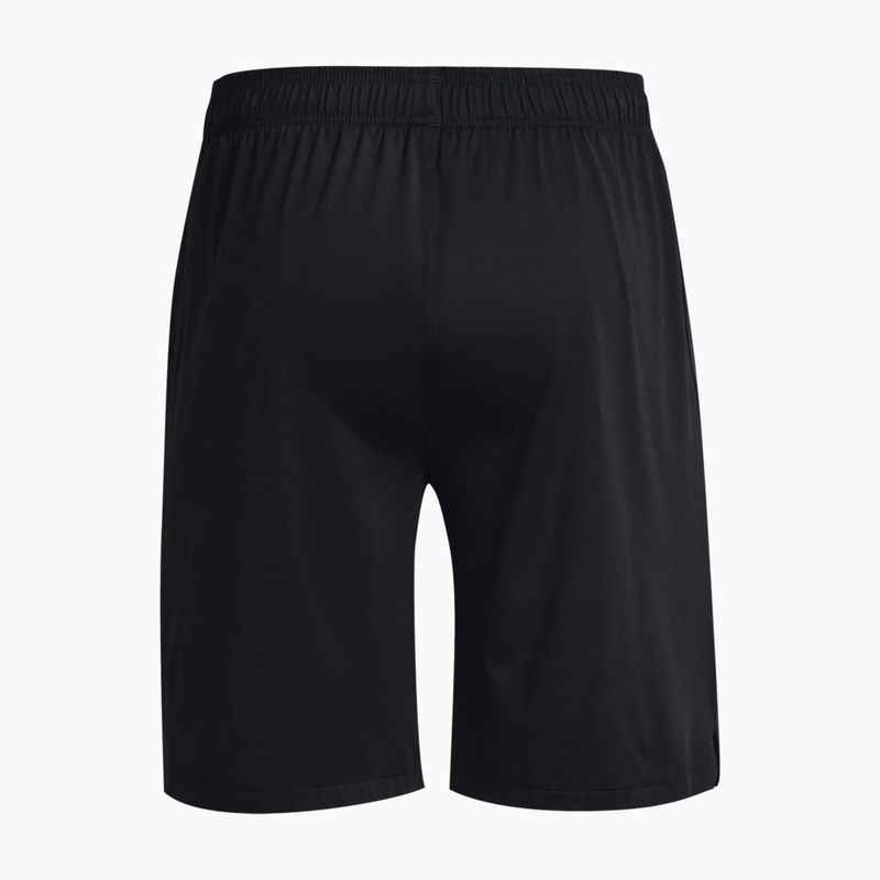 Pantaloncini da allenamento Under Armour Tech Vent uomo nero/nero/nero 6