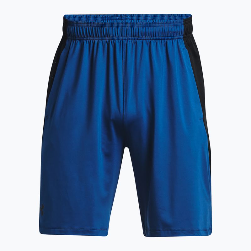 Pantaloncini da allenamento Under Armour Tech Vent uomo blu miraggio/nero/nero 3