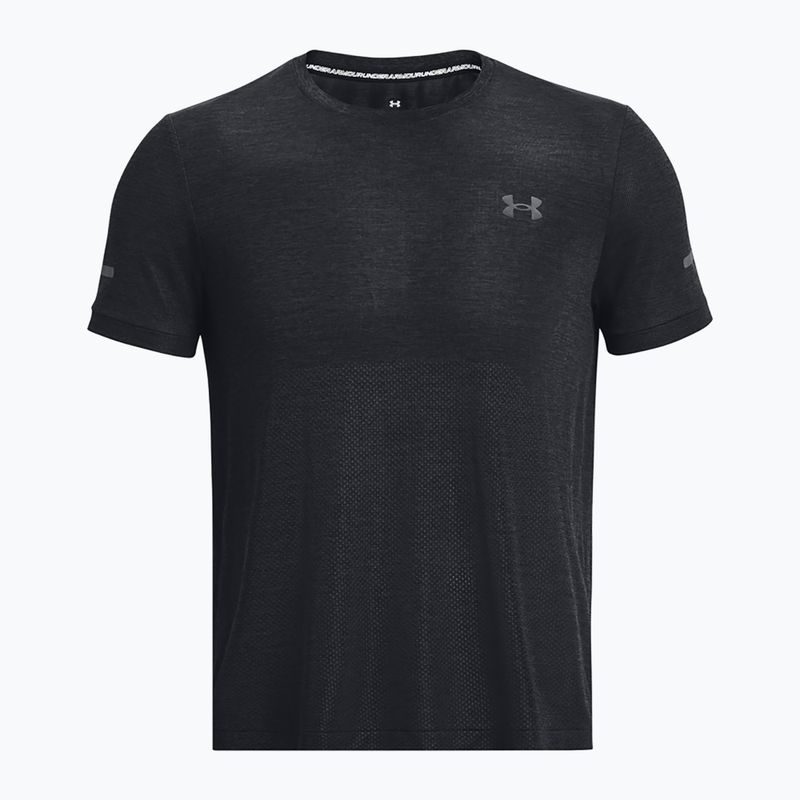 Maglia da corsa Under Armour Seamless Stride da uomo nera/riflettente 5