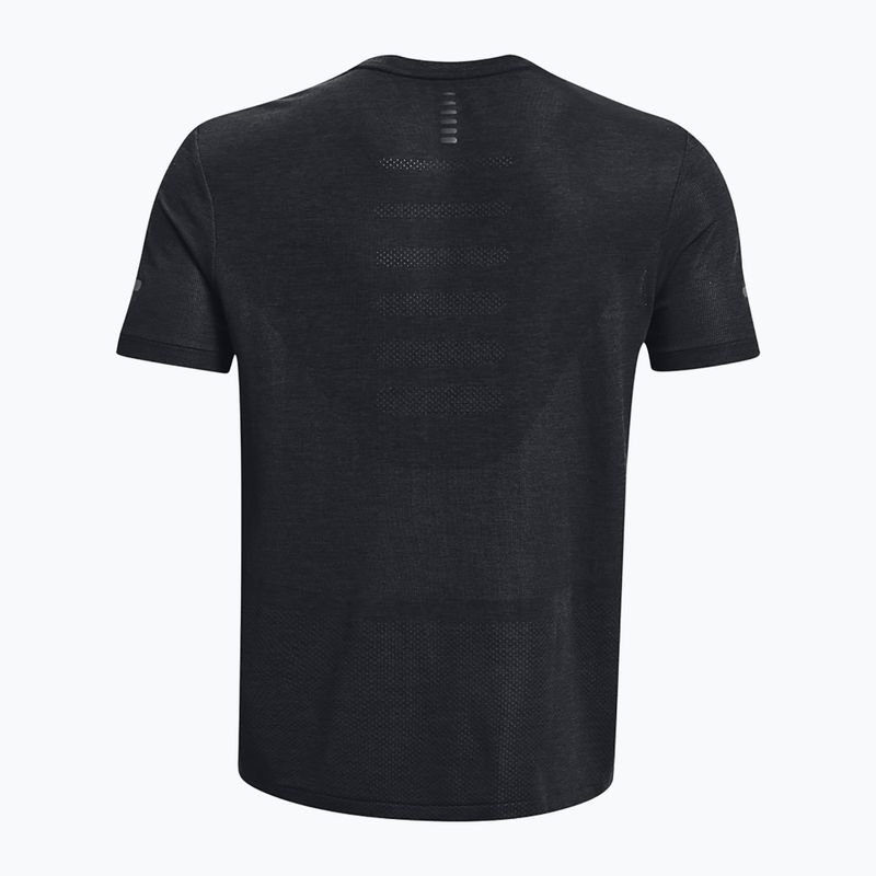 Maglia da corsa Under Armour Seamless Stride da uomo nera/riflettente 6