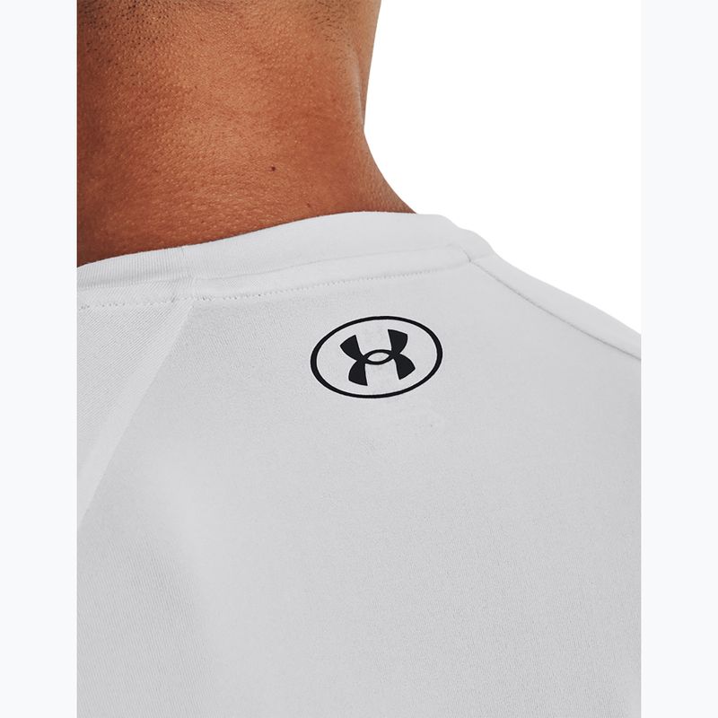 Maglietta da allenamento Under Armour Tech Fade halo grigio/nero/nero da uomo 4