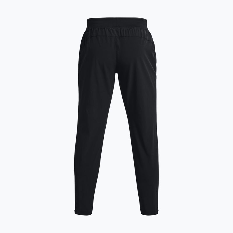 Pantaloni da corsa Under Armour Storm Run da uomo nero/nero/riflettente 6