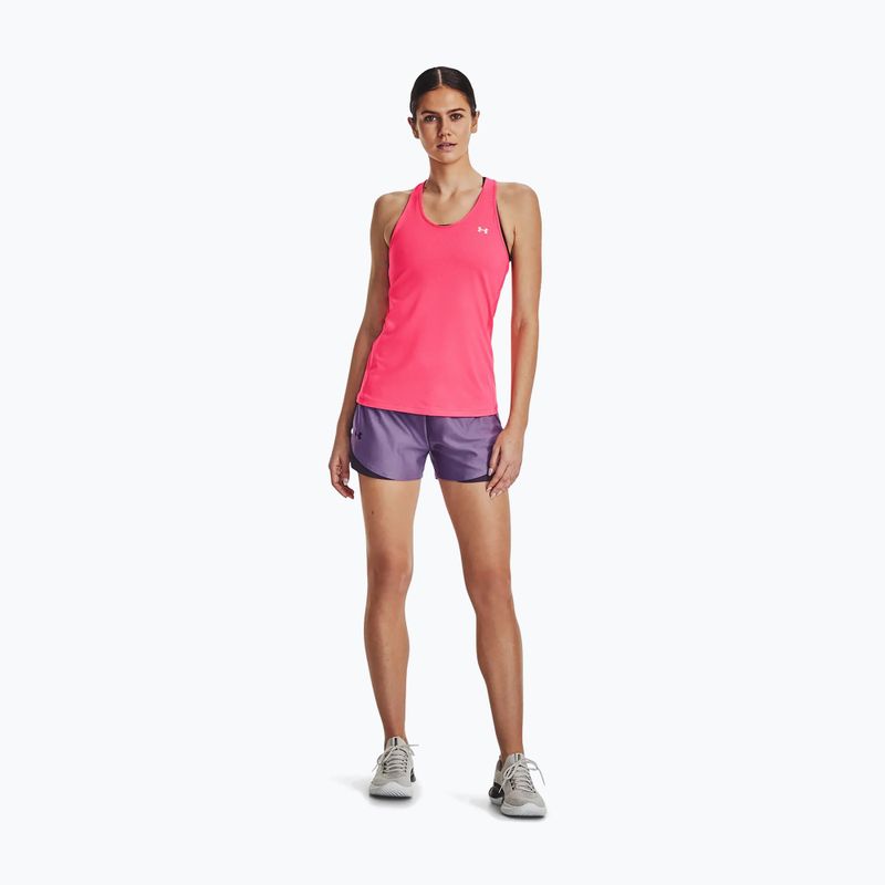 Canotta da allenamento Under Armour donna HG Armour Racer Tank rosa shock/iridescente 2