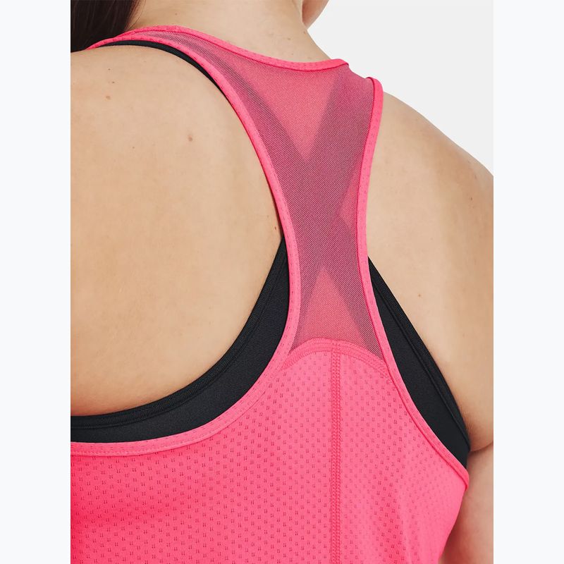 Canotta da allenamento Under Armour donna HG Armour Racer Tank rosa shock/iridescente 4