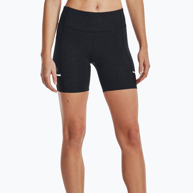 Leggings da corsa Under Armour Fly Fast 3.0 Half nero/riflettente da donna