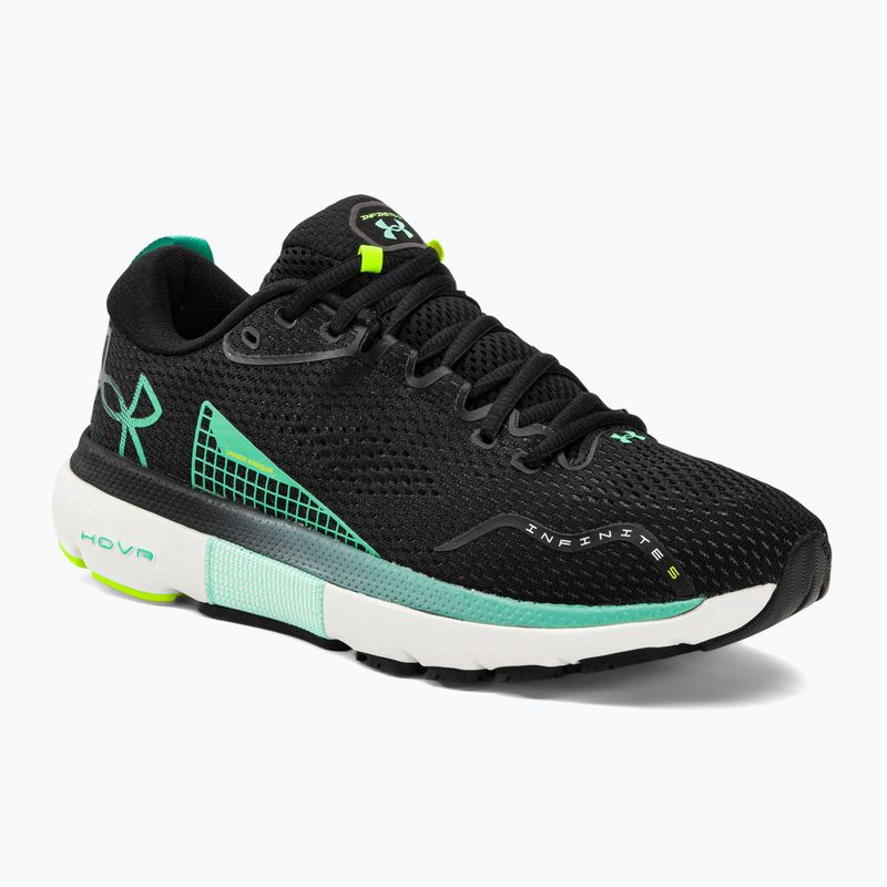 Under Armour Hovr Infinite 5 nero/bianco/verde brezza uomini scarpe da corsa