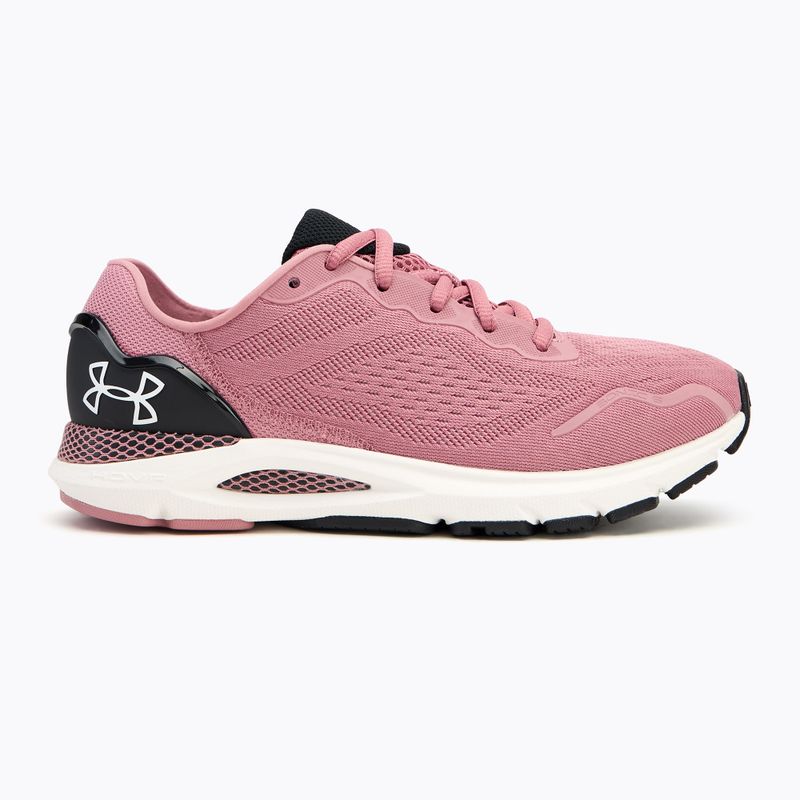 Under Armour Hovr Sonic 6 scarpe da corsa da donna elisir rosa/nero/grigio aloe 2