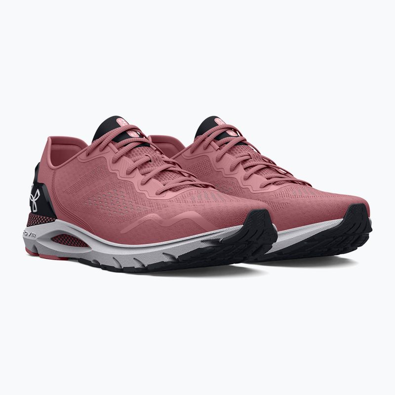 Under Armour Hovr Sonic 6 scarpe da corsa da donna elisir rosa/nero/grigio aloe 10