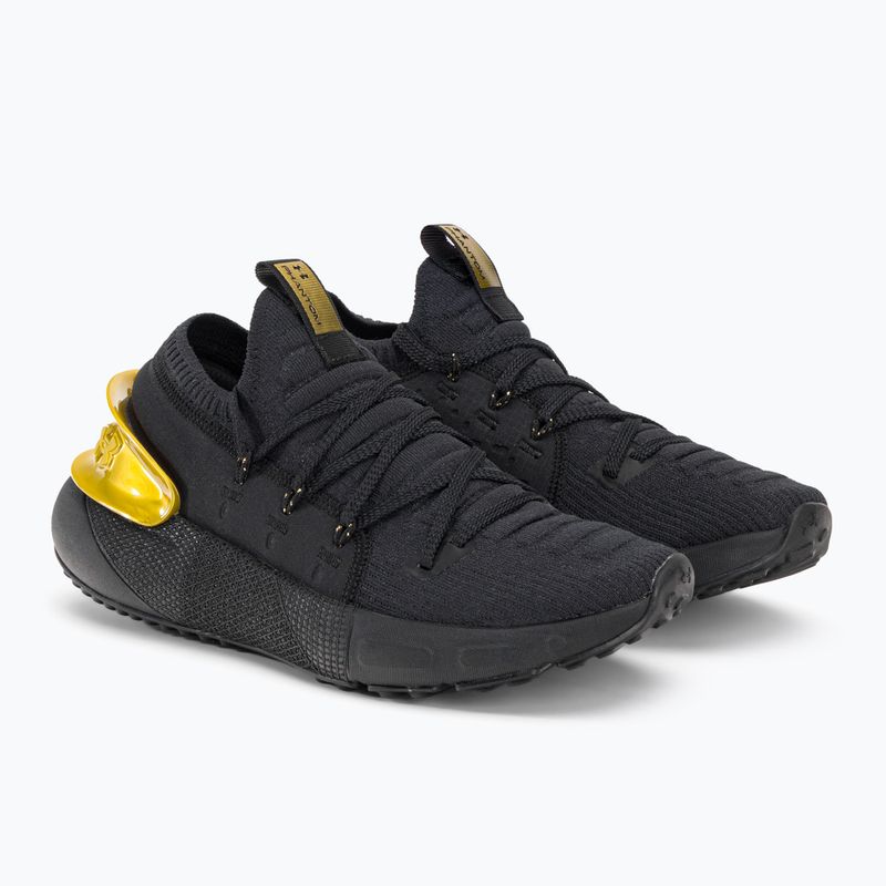 Under Armour scarpe da corsa donna Hovr Phantom 3 Mtlc nero/nero/oro metallico 6