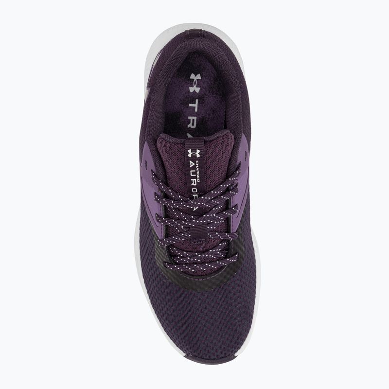 Scarpe da allenamento da donna Under Armour W Charged Aurora 2 tux purple/retro purple/argento metallico 6