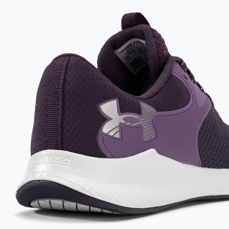 Scarpe da allenamento da donna Under Armour W Charged Aurora 2 tux purple/retro purple/argento metallico 9