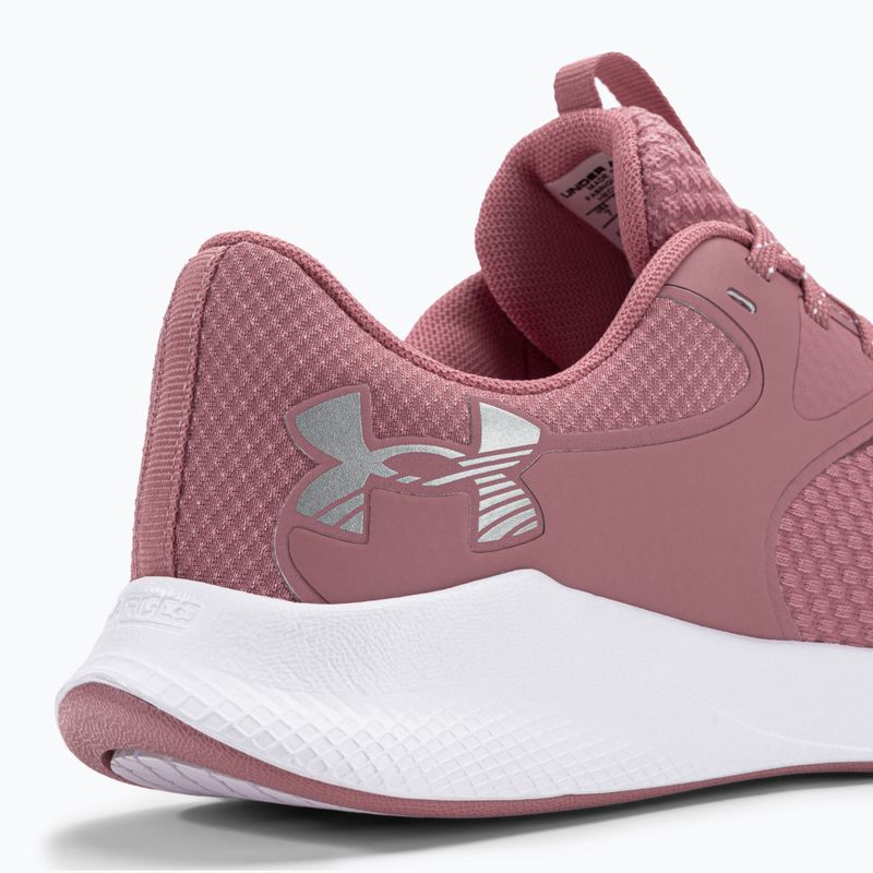 Scarpe da ginnastica da donna Under Armour W Charged Aurora 2 elisir rosa/elisir rosa/argento metallico 9