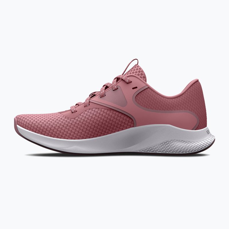 Scarpe da ginnastica da donna Under Armour W Charged Aurora 2 elisir rosa/elisir rosa/argento metallico 3