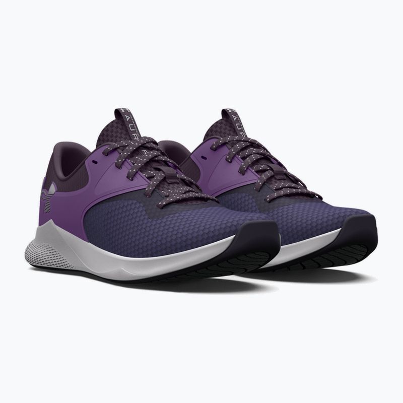 Scarpe da allenamento da donna Under Armour W Charged Aurora 2 tux purple/retro purple/argento metallico 11