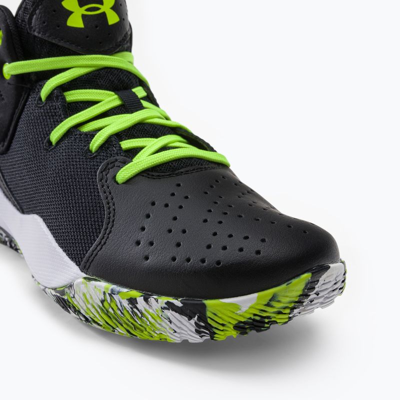 Under Armour Jet '21 scarpe da basket uomo nero/bianco/lime surge 8