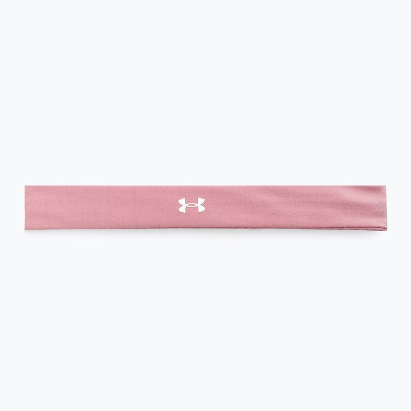 Fascia Under Armour da donna Play Up rosa elisir/bianco 2