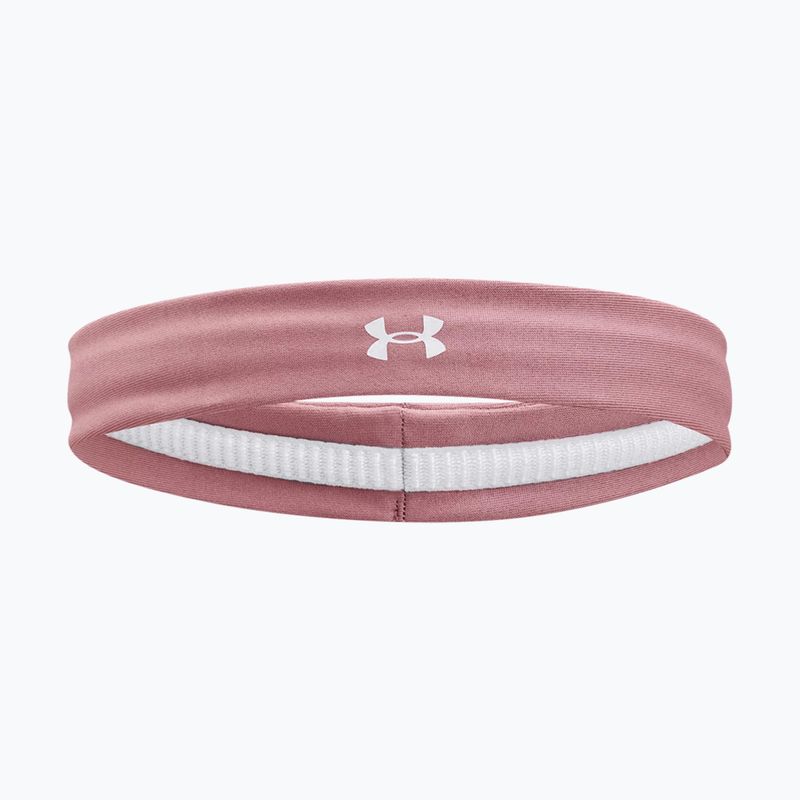 Fascia Under Armour da donna Play Up rosa elisir/bianco 3