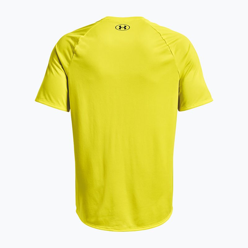 Maglietta da allenamento Under Armour Tech 2.0 uomo starfruit/nero 6