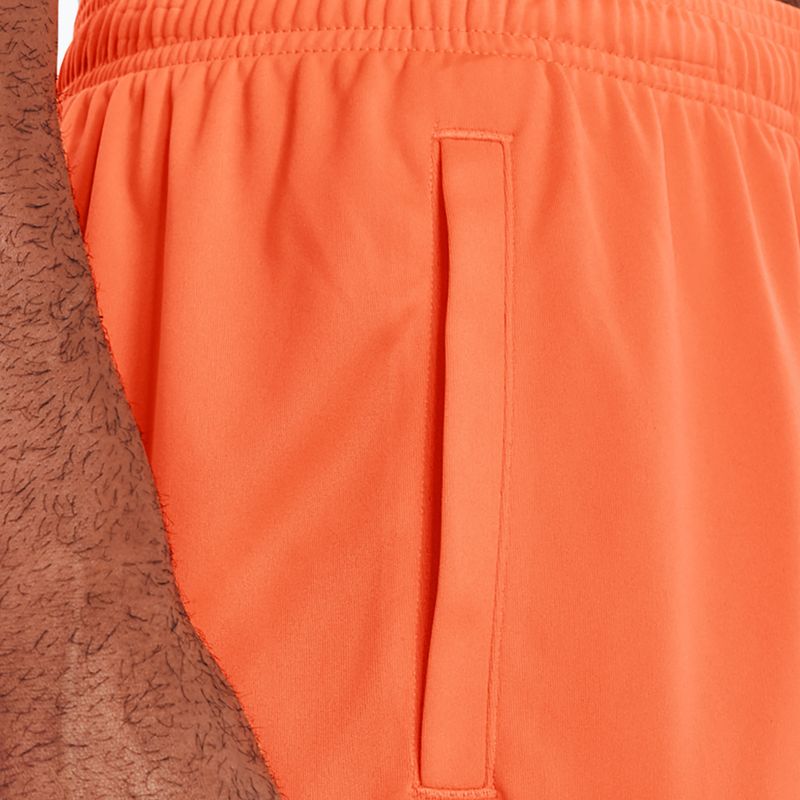 Pantaloncini da allenamento Under Armour Tech Graphic arancio/bordeaux/nero da uomo 4