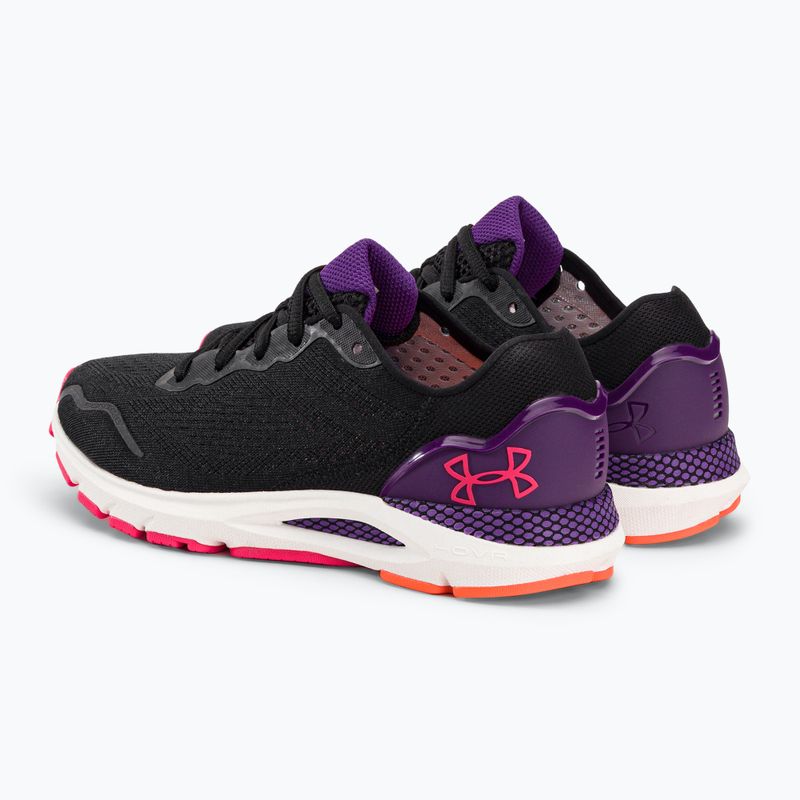 Under Armour scarpe da corsa donna W Hovr Sonic 6 nero/galassia viola/rosa shock 3