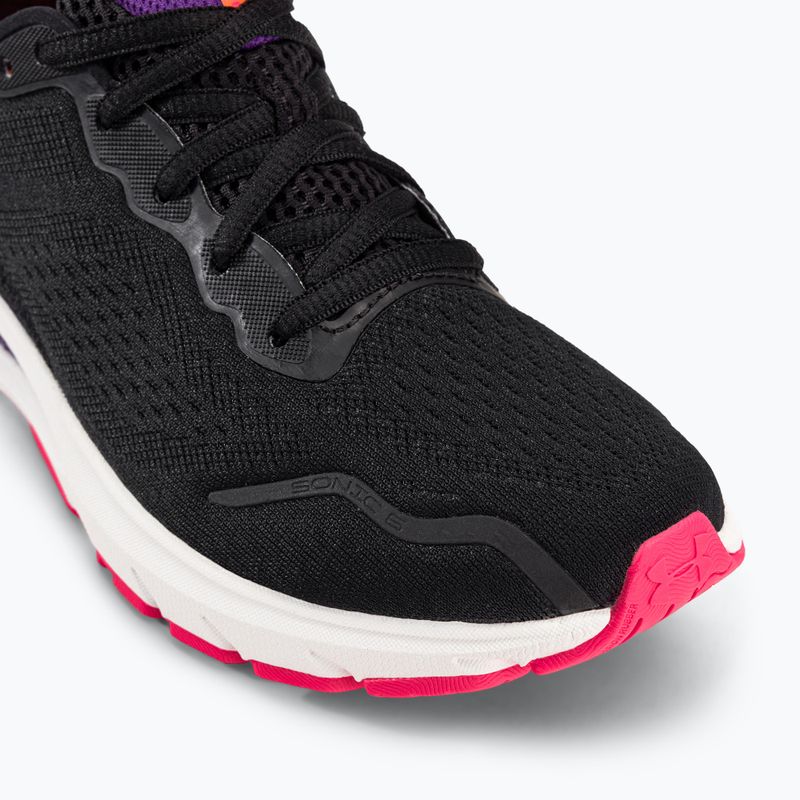 Under Armour scarpe da corsa donna W Hovr Sonic 6 nero/galassia viola/rosa shock 8