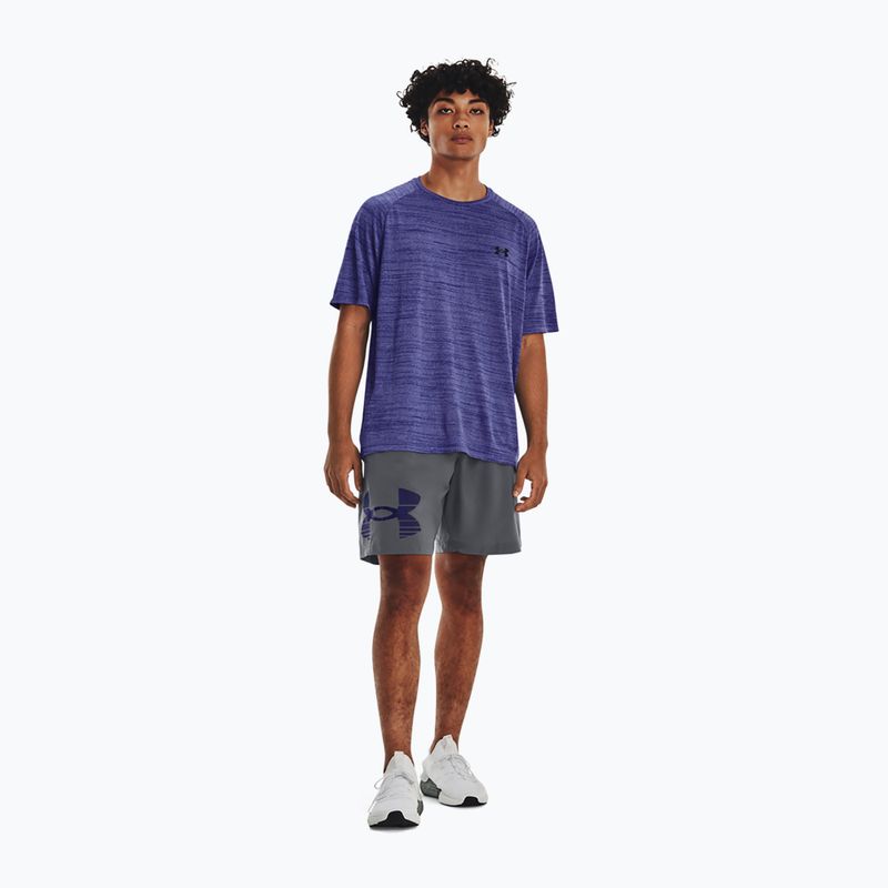 Maglietta da allenamento Under Armour Tiger Tech 2.0 blu sonar/nero da uomo 2