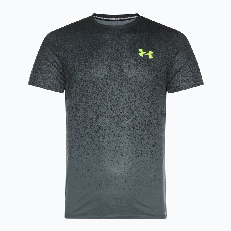 Maglia da corsa Under Armour Pro Elite nero/grigio pece/lime surge da uomo 4