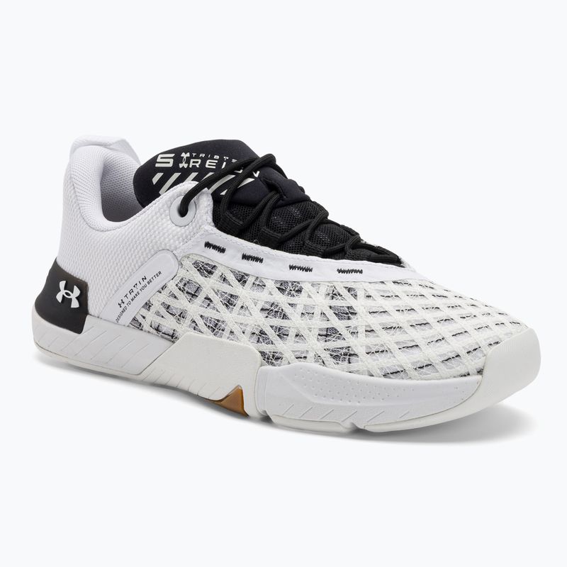 Under Armour Tribase Reign 5 bianco/nero/bianco scarpe da ginnastica da uomo