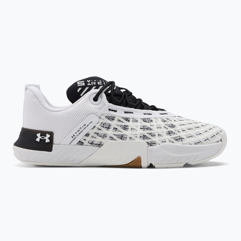Under Armour Tribase Reign 5 bianco/nero/bianco scarpe da ginnastica da uomo 2