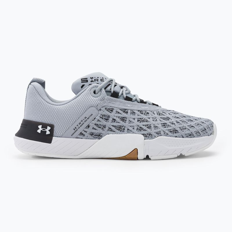 Under Armour Tribase Reign 5 mod grigio/nero/bianco scarpe da ginnastica da uomo 2