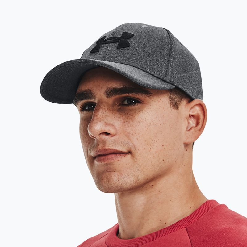 Cappello da baseball Under Armour Blitzing nero/nero da uomo 3