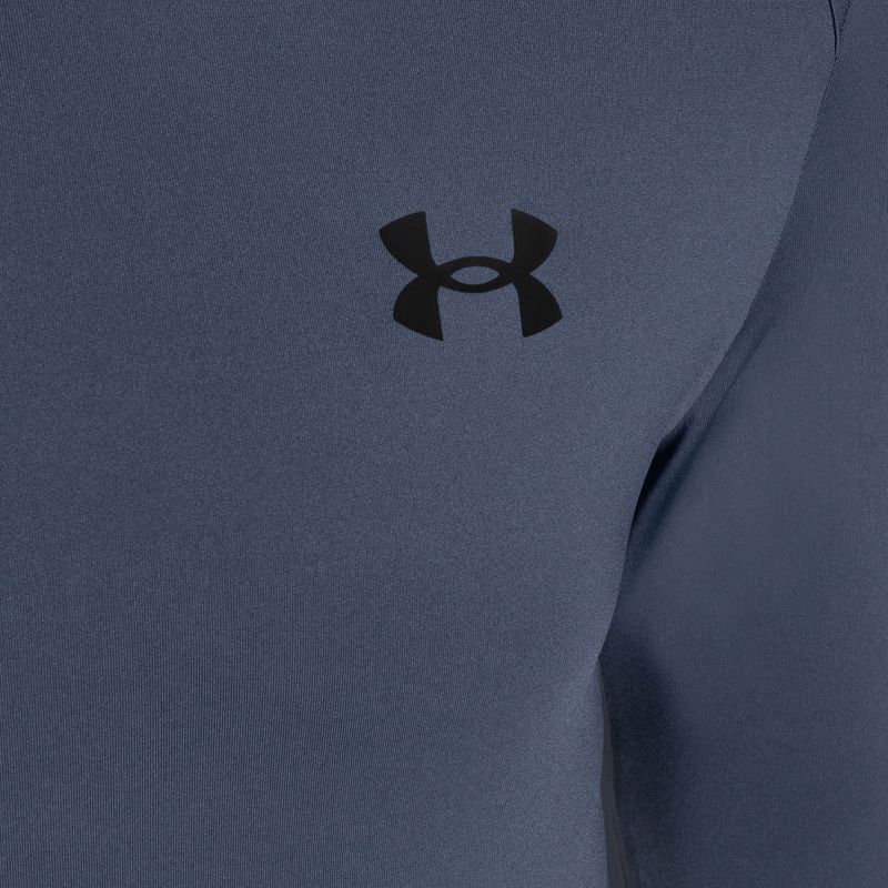 Under Armour Armourprint downpour grigio/nero da uomo a maniche lunghe per l'allenamento 5