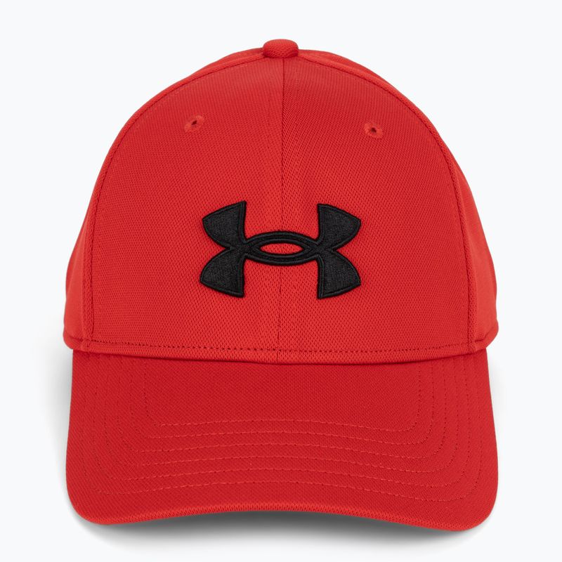 Berretto da baseball Under Armour Blitzing Adj rosso/nero da uomo 4