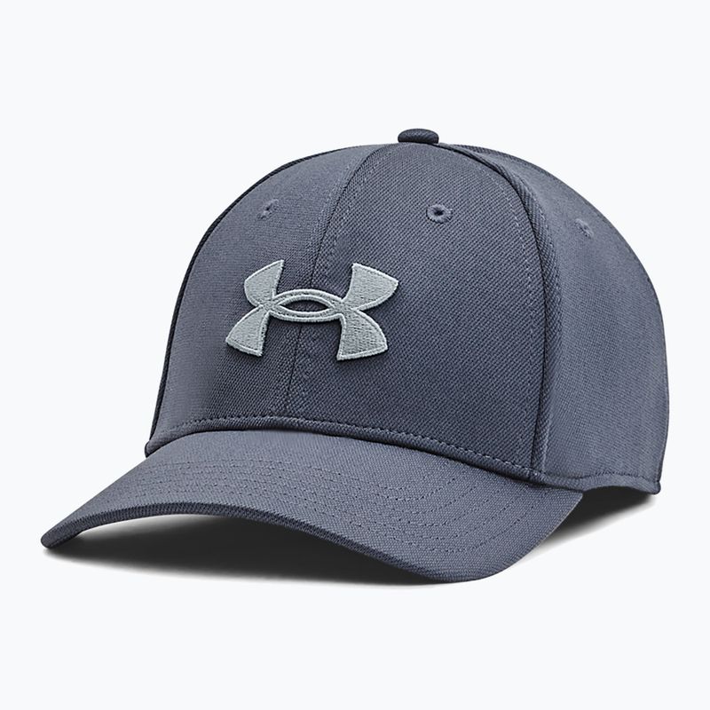 Berretto da baseball Under Armour Blitzing da uomo, grigio acquazzone/blu porto